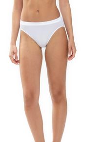 Jazz-Pants Slips Mey "SERIE EMOTION", Damen, Gr. 42, wei&szlig;, Feinripp, Obermaterial: 50% Viskose, 46% Polyamid, 4% Elasthan, k&ouml;rpernah, Unterhosen Jazz-Pants Slips, Ohne auftragende Seitenn&auml;hte