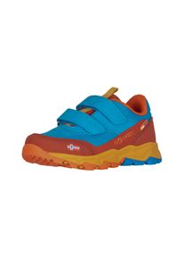 Outdoorschuh Trollkids "Kids Preikestolen Hiker", Kinder, Gr. 31, rot clay, dynamic blau, mustard, Synthetik, Textil, Schuhe Outdoorschuh, wasserdicht