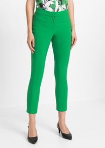 7/8-Hose bonprix, Damen, Gr. 46, N-Gr, gr&uuml;n (grasgr&uuml;n), Obermaterial: 73% Viskose, 23% Polyamid, 4% Elasthan, slim fit, Hosen 7/8-Hose, aus Viskose, Polyamid und Elasthan, Slim fit, femininer Stil