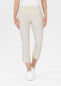3/4-Hose Stehmann "Ina", Damen, Gr. 36, N-Gr, beige (kalklight,1037), Web, Obermaterial: 65% Viskose, 30% Polyamid, 5% Elasthan, unifarben, regular fit 3/4-L&auml;nge, Hosen 3/4-Hose, 3/4-L&auml;nge mit Stretch