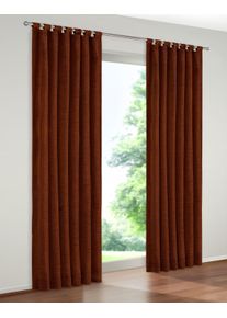 Vorhang WIRTH "Trondheim 234 g/m&sup2;" Gr. 12, braun (schoko), B:172cm H:255cm, Chenille, Polyacryl, Gardinen, Vorhang