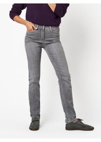 Slim-fit-Jeans Toni "be loved", Damen, Gr. 44, N-Gr, grau (grau used), Denim/Jeans, Obermaterial: 88% Baumwolle, 9% Polyester, 3% Elasthan, unifarben, slim fit kn&ouml;chellang, Jeans Slim-fit-Jeans, im Four-Pocket Style