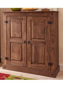 Kommode OTTO HOME, braun (dunkel gewachst), B:90cm H:100cm T:38cm, Sideboards, Kommode, Breite 90 cm, H&ouml;he 100 cm