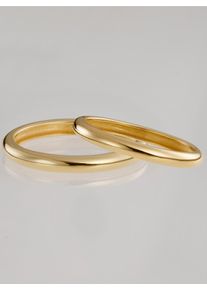 Fingerring Lady Gr. 19, gold (gelbgold 375), Fingerringe, Damen, 19, Metall, Fingerring