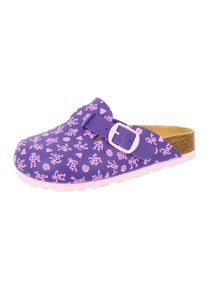 Pantolette Lico "Pantolette Bioline Clog Kids", M&auml;dchen, Gr. 32, lila, Synthetik, Schuhe Pantolette