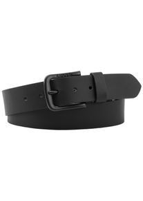 Levi's Lederg&uuml;rtel LEVI'S "SEINE METAL G&Uuml;RTEL", Damen, Gr. 105, schwarz, Leder, unifarben, G&uuml;rtel Lederg&uuml;rtel, SEINE METAL BELT