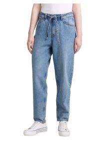 Skinny-fit-Jeans Tom Tailor Denim, Damen, Gr. XXL (44), N-Gr, blau (used mid stone blau denim), Denim/Jeans, Obermaterial: 100% Baumwolle, unifarben, skinny fit kn&ouml;chellang, Jeans Skinny-fit-Jeans, im Five-Pocket Style