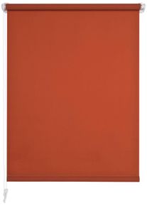 Seitenzugrollo Liedeco "Klemmfix" Gr. 6, orange (terrakotta), B:120cm H:150cm, Polyester, Rollos, Seitenzugrollo, inkl. Klemmtr&auml;ger