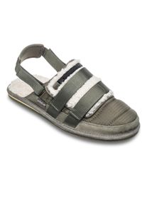 Sandale Quiksilver "After Session Mule", Damen, Gr. 9(42), braun (grape leaf), Obermaterial:Obermaterial: Textil, Leder, Rei&szlig;verschluss &ndash; Futter: Textil &ndash; Laufsohle: Gummi;, Schuhe Sandale