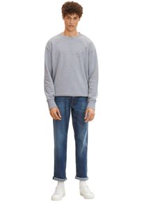 5-Pocket-Jeans Tom Tailor "MARVIN", Herren, Gr. 36, L&auml;nge 34, blau (used mid stone), Denim/Jeans, Obermaterial: 98% Baumwolle, 2% Elasthan, straight fit, Jeans 5-Pocket-Jeans, mit kleinem Logo-Print