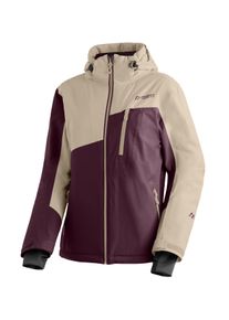 Skijacke Maier Sports "Glacierguard W", Damen, Gr. 50, lila (dunkelviolett), 100% Polyester, Jacken Skijacke, Damen Winterjacke wattiert u. wasserdicht