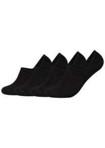 F&uuml;&szlig;linge Camano "comfort", Damen, Gr. 39-42, Sockengr&ouml;&szlig;e, schwarz, Baumwollmischung, unifarben, elastisch, Socken F&uuml;&szlig;linge, mit verst&auml;rkter Ferse f&uuml;r Langlebigkeit