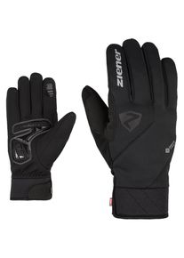 Fahrradhandschuhe Ziener "DONNI-Z WS PR bike glove", Gr. 9, schwarz, Polyester, Handschuhe Fahrradhandschuhe