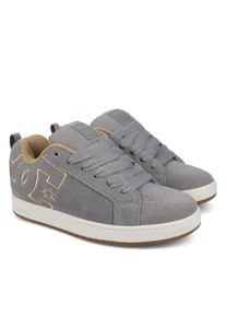 Sneaker DC Shoes "Court Graffik", Herren, Gr. 11(44,5), wei&szlig; (grau, tan, sanftes wei&szlig;), Obermaterial:57.05% Leder, 28.2% Synthetikmaterial, 13.87% Microfaser, 0.88% Textil;, Schuhe Sneaker