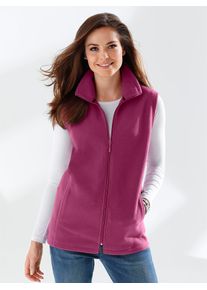 Fleeceweste Classic Basics, Damen, Gr. 40, pink (fuchsia), 100% Polyester, unifarben, Westen Fleeceweste