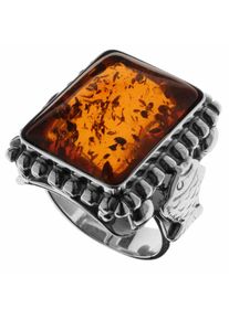 Fingerring OSTSEE-SCHMUCK "OSTSEE-SCHMUCK Ring Fischland 18x15 mm Ring Fischland 18x15 mm" Gr. 64, silber (wei&szlig;, neutral), Fingerringe, Damen, 64 (20,4), Silber 925 (Sterlingsilber), Fingerring