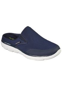 Clog Skechers "SUMMITS", Herren, Gr. 48,5, blau (navy), Textil, Schuhe Clog, Sommerschuh, Schlappen, Urlaub, im sportiven Look