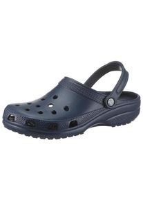 Clog Crocs "Classic", Herren, Gr. 45, blau (navy), Croslite&trade;, Schuhe Clog, Sommerschuh, Gartenschuh, Poolslides, mit typischem Logo