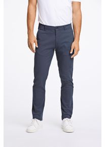 Chinohose LINDBERGH, Herren, Gr. 31, L&auml;nge 32, blau (dk blau), Stoff, Obermaterial: 98% Baumwolle, 2% Elasthan, slim fit normal, Hosen Chinohose, mit Stretch