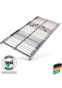 Lattenrost Beco "Perfekta 200", grau (wei&szlig;, neutral), B:80cm H:7cm L:200cm, Lattenroste, Lattenrost, Lattenrost in verschiedenen Gr&ouml;&szlig;en, extra stabiler Lattenrost