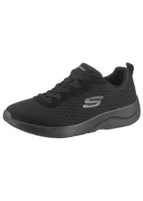 Sneaker Skechers "Dynamight 2.0 - Eye to Eye", Damen, Gr. 37, schwarz, Lederimitat, Textil, Schuhe Sneaker, Freizeitschuh, Halbschuh, Schn&uuml;rschuh mit Memory Foam