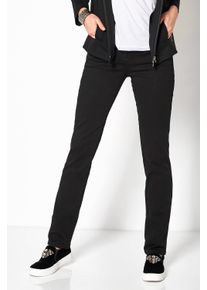 R&ouml;hrenhose Toni "TO BE LOVED", Damen, Gr. 38, N-Gr, schwarz, Denim/Jeans, Obermaterial: 68% Baumwolle, 29% Polyester, 3% Elasthan, unifarben, Basic, slim fit kn&ouml;chellang, Hosen R&ouml;hrenhose, mit kleinen Schmucksteinchen auf der Tasche