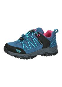 Br&uuml;tting Outdoorschuh BR&Uuml;TTING "Outdoorschuh Mount Pinos Kids Low", M&auml;dchen, Gr. 36, blau, Veloursleder, Schuhe Outdoorschuh