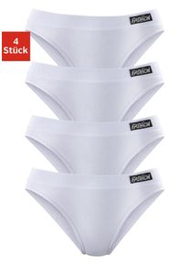Jazz-Pants Slips Petite Fleur, Damen, Gr. 48, wei&szlig;, Single Jersey, Obermaterial: 95% Baumwolle, 5% Elasthan, unifarben, bequem, Unterhosen Jazz-Pants Slips, aus elastischer Baumwolle