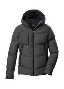 Steppjacke Killtec "KOW 230 BYS QLTD JCKT", Jungen, Gr. 176, anthrazit, Obermaterial: 100% Polyester.Futter: 100% Polyester.F&uuml;llung: 100% Polyester, Jacken Steppjacke, Winddichte, wasserabweisende Kinderjacke mit verstellbaren B&uuml;ndchen