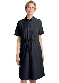 Sommerkleid Jack Wolfskin "WAIMEA DRESS W", Damen, Gr. XXL, N-Gr, blau (schwarz navy), Obermaterial: 100% Polyester, Kleider Sommerkleid