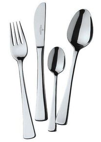 Besteck-Set "Caracas", silber (silberfarben), 30 Stk., Chromnickelstahl 18/10, PICARD & WIELP&Uuml;TZ SOLINGEN, Essbesteck-Sets, Besteck-Set, modern