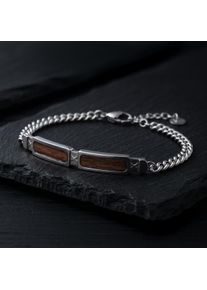 Holzkern Armb&aring;nd Herre s&oslash;lv og valn&oslash;d