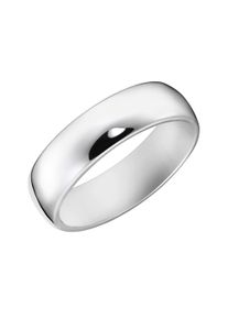 Silberring "Ring Schiene gew&ouml;lbt, Silber 925" Gr. 66, silber, Giorgio Martello MILANO, Fingerringe, Damen, 66, Silber 925 (Sterlingsilber), Silberring