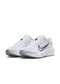 Laufschuh Nike "QUEST 6", Herren, Gr. 42, silber (wei&szlig;, schwarz, pure platinum), Textil, Schuhe Laufschuh