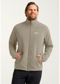 Fleecejacke Jack Wolfskin "WALDSTEIG FZ M", Herren, Gr. M (50), linen, Obermaterial: 100% Polyester. Futter: 100% Polyester, Jacken Fleecejacke