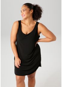 Unterkleid ANISTON PLUS, Damen, Gr. 54, N-Gr, schwarz, Jersey, Obermaterial: 95% Polyester, 5% Elasthan, unifarben, Basic, l&auml;ssig geschnitten kniefrei, Rundhals, Kleider Unterkleid, ideal unter transparenten Kleidern zu tragen