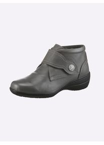 Stiefelette CLASSIC, Damen, Gr. 42, grau, Glattleder, Leder, Rindsleder, Schuhe Stiefelette