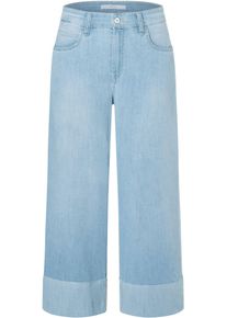 Straight-Jeans MAC "NEVADA cropped", Damen, Gr. 42, N-Gr, authentic summer bleached, Denim/Jeans, Obermaterial: 98% Baumwolle, 2% Elasthan, unifarben, straight fit 7/8-L&auml;nge, Jeans Straight-Jeans, im Five-Pocket Style