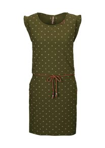 G.I.G.A. by Killtec Sommerkleid "GS 42 WMN DRSS", Damen, Gr. 36, Normalgr&ouml;&szlig;en, gr&uuml;n (olivgr&uuml;n), Oberstoff: 95% Baumwolle, 5% Elasthan, G.I.G.A. DX BY KILLTEC, Kleider Sommerkleid, Sommerkleid, bequemes Material, All Over-Print, geflochtener G&uuml;rtel
