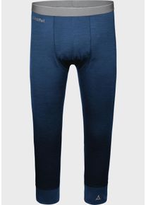 Sch&ouml;ffel Funktionshose SCH&Ouml;FFEL "Merino Sport Pants short M", Damen, Gr. S, Normalgr&ouml;&szlig;en, blau (8540, blau), Oberstoff : 43% Lyocell 34% Wolle 23% Nylon, Hosen Funktionshose