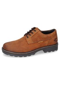 Schn&uuml;rschuh Camel Active, Herren, Gr. 45, braun (cognac), Nubukleder, Schuhe Schn&uuml;rschuh, Trachtenschuh, Freizeitschuh mit gepolsterter Innensohle