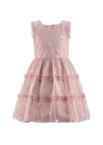 Sommerkleid happy girls "M&auml;dchenkleid", M&auml;dchen, Gr. 104, EURO-Gr&ouml;&szlig;en, dusty rose, Stoff, 100% Polyester, normal, Kleider Sommerkleid