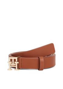 Lederg&uuml;rtel Tommy Hilfiger "TH MODERN 2.5 cm breit", Damen, Gr. 80, braun (winter cognac), Rindsleder, G&uuml;rtel Lederg&uuml;rtel, Gr&ouml;&szlig;enverstelbar