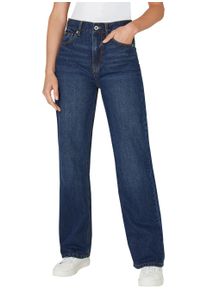 Straight-Jeans Pepe Jeans "STRAIGHT JEANS HW ROBYN", Damen, Gr. 29, L&auml;nge 30, blau (tiefblau used), Denim/Jeans, Obermaterial: 100% Baumwolle, straight fit, Jeans Straight-Jeans, mit hohem Bund
