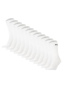 Kurzsocken Puma "Socken 12er Pack", Damen, Gr. 47-49, wei&szlig;, Obermaterial: 74% Baumwolle CO. 21% Polyester PES. 3% Polyamid PA. 2% Elasthan EL., Socken Kurzsocken