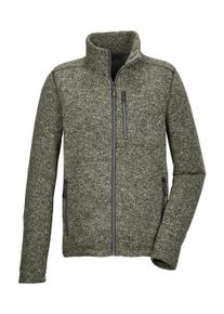 G.I.G.A. by Killtec Fleecejacke "GW 55 MN KNTFLC JCKT", Herren, Gr. S, forrest, Obermaterial: 100% Polyester, G.I.G.A. DX BY KILLTEC, Jacken Fleecejacke, Zeitlose Strickfleecejacke, recyceltes Material, Taschen mit Zipper