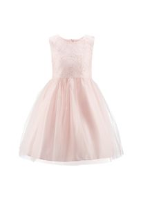 Sommerkleid happy girls "M&auml;dchenkleid", M&auml;dchen, Gr. 140, EURO-Gr&ouml;&szlig;en, rose, Stoff, 100% Polyester, normal, Kleider Sommerkleid