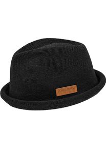 Trilby Chillouts "Tocoa Hat", Herren, Gr. L/XL, schwarz, Feinstrick, Kunstfaser, unifarben, H&uuml;te Trilby, schnelltrocknend, langlebig, Formbest&auml;ndig