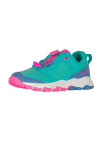 Outdoorschuh Trollkids "KIDS SANDEFJORD HIKER XT", Kinder, Gr. 29, aquamarine, cornflower, light magenta, Synthetik, Schuhe Outdoorschuh, wasserdicht