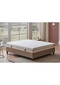Komfortschaummatratze Yatas Bedding "Royal Comfort 7, Matratze 90x200, 140x 200 cm & weitere Gr&ouml;&szlig;en", wei&szlig; (wei&szlig;, neutral), B:180cm H:22cm L:200cm, Bezug: 100% Polyester. Steppf&uuml;llung: 100% Polyester, Matratzen, Komfortschaummatratze, 7-Zonen, H2 / H3, wendbar, ergonomisch, atmungsaktiv